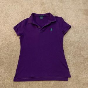 Ralph Lauren Sport Slim Fit Polo - Purple - Small